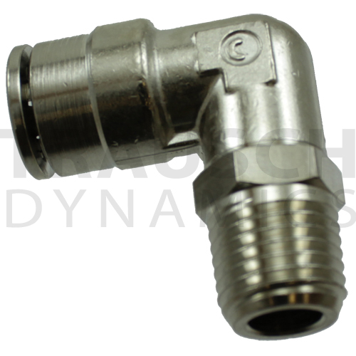5mm Thread x 6mm  Push in Micro Swivel Elbow Fitting Micro Push Fit 6mm Elbow 