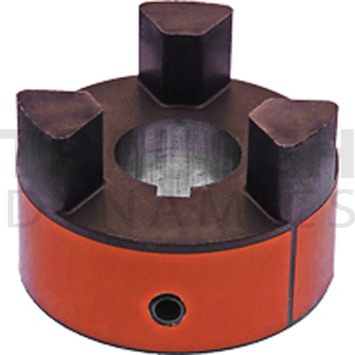 MECHANICAL DRIVE COUPLING HALF, L090, 7/16" SHAFT, 1/8" KEYWAY, 2.15