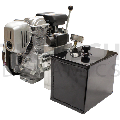 GAS ENGINE DUMP TRAILER POWER UNIT