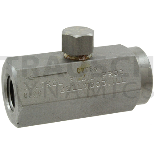 INLINE CHECK VALVES (FEMALE THREADS) STAINLESS STE...