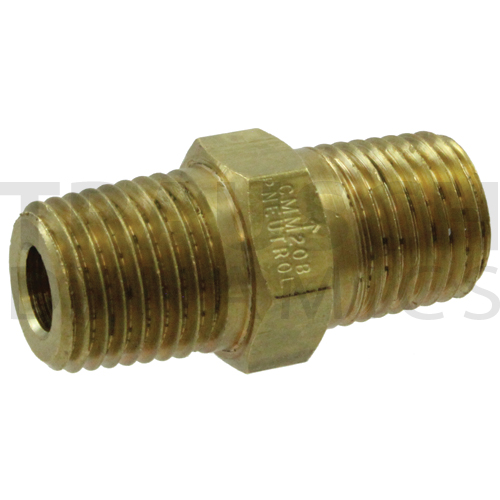 INLINE CHECK VALVES (MALE THREADS) BRASS METAL-TO-...