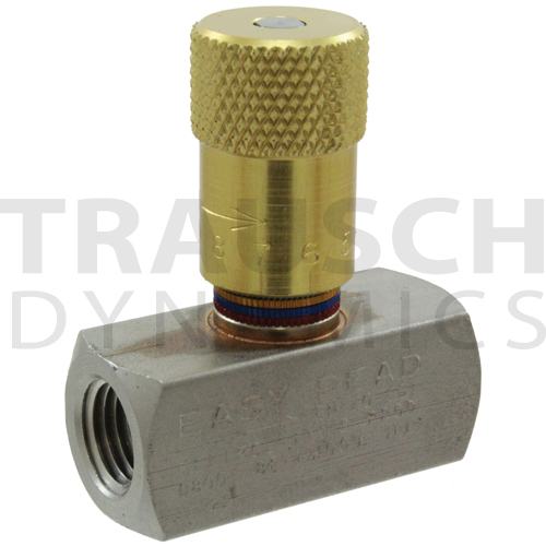 STAINLESS STEEL 'EASY READ' NEEDLE VALVES