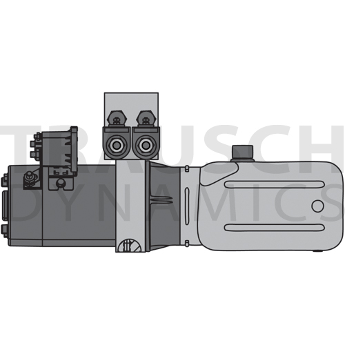 MTE TWO FUNCTION DOUBLE-ACTING CYLINDERS (LOAD HOLDING ON ALL PORTS) DC POWER UNITS