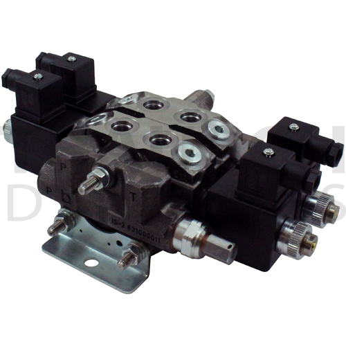 BUCHER - 12 GPM ELECTRIC DIRECTIONAL CONTROL STACK VALVES