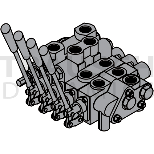 PRINCE - SV SERIES, 12 GPM MANUAL DIRECTIONAL CONTROL STACK VALVES