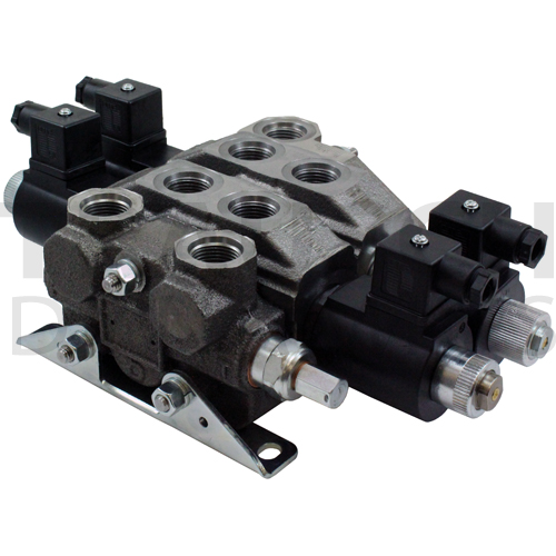 BUCHER - 16 GPM ELECTRIC LOAD SENSE DIRECTIONAL CONTROL STACK VALVES