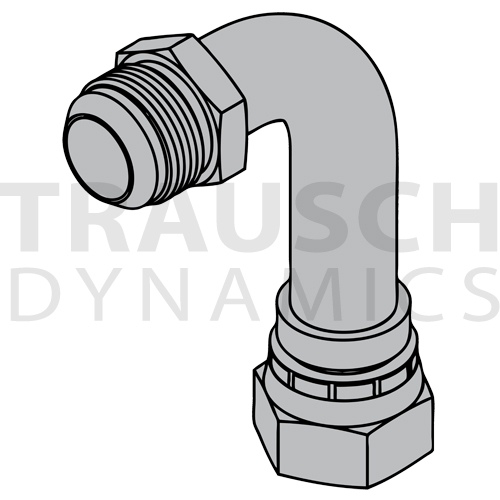 6701-L ADAPTERS - MALE X FEMALE TUBE 90 DEGREE ELB...