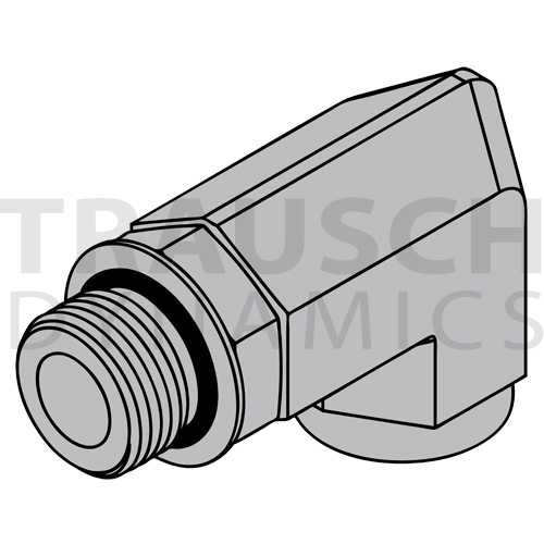 6805-L ADAPTERS - MALE SAE ORB X FEMALE PIPE 90 DE...