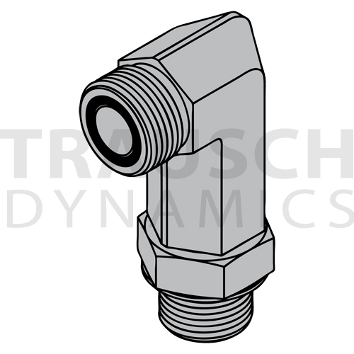 FS6801-L ADAPTERS - MALE JIC X MALE ORFS 90 DEGREE...