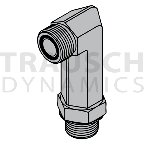 FS6801-LL ADAPTERS - MALE JIC X MALE ORFS 90 DEGRE...