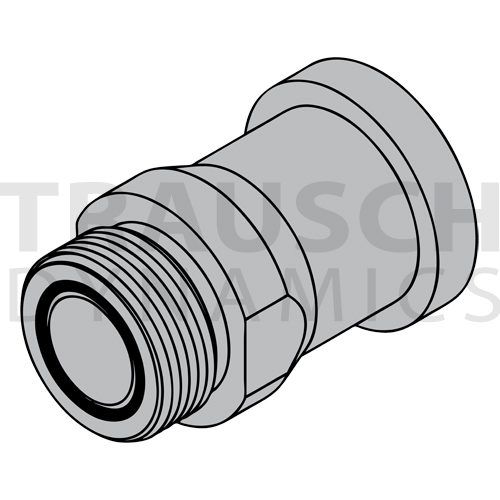 FS6842 ADAPTERS - MALE ORFS X MALE CODE 62 FLANGE ...