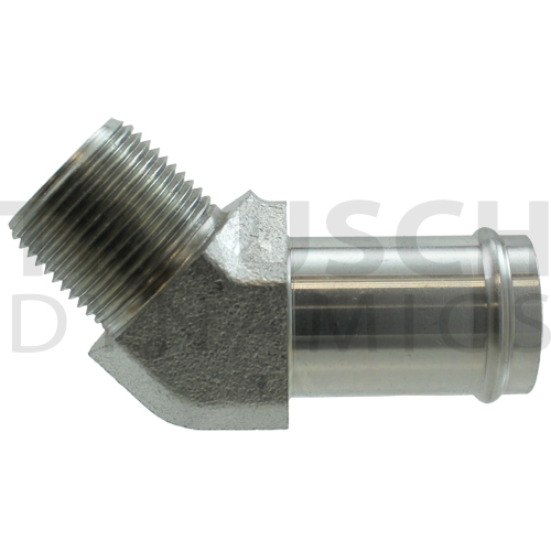 4503 ADAPTERS - HOSE BEAD X PIPE 45 DEGREE ELBOW