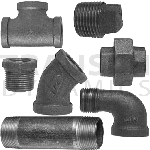 BLACK PIPE FITTINGS, SCHEDULE 40