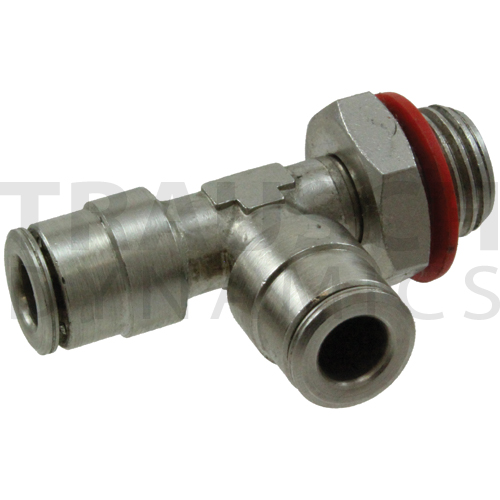 1171MS - TUBE X TUBE X MALE BSPP RUN TEE SWIVEL