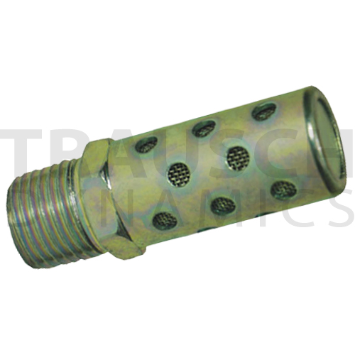 HIGH FLOW MUFFLER - STEEL, MALE THREADS