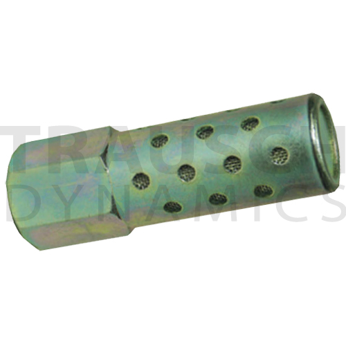 HIGH FLOW MUFFLER - STEEL, FEMALE THREADS