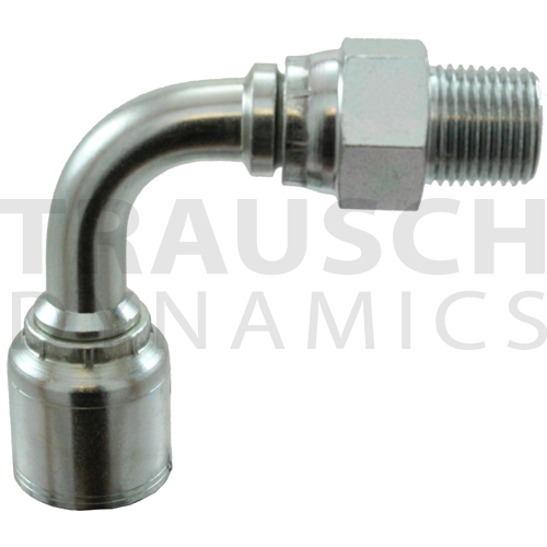 A SERIES, MALE PIPE SWIVEL 90