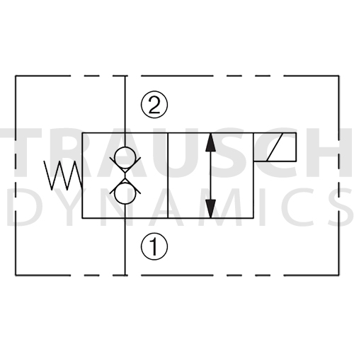 2W2P NORMALLY CLOSED, BI-DIRECTIONAL PILOT OPERATE...