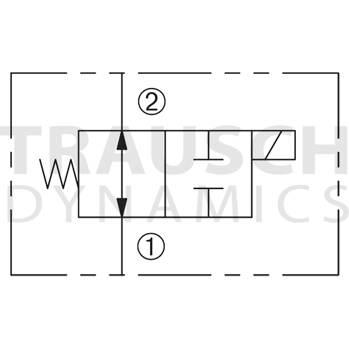 2W2P NORMALLY OPEN, DIRECT ACTING SPOOL