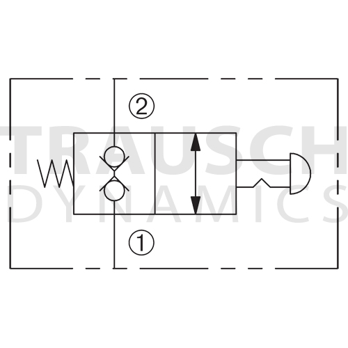 MANUALLY OPERATED - 2W2P NORMALLY CLOSED - KNOB TY...