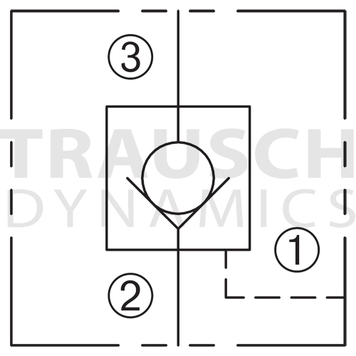 PILOT-TO-OPEN CHECK VALVE