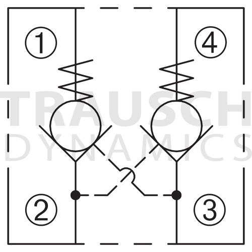 DUAL PILOT-TO-OPEN CHECK VALVE