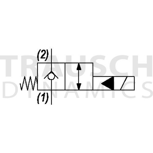 2W2P NORMALLY CLOSED, REVERSE FLOW ENERGIZED - PIL...