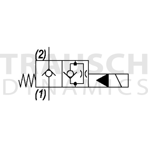 2W2P NORMALLY CLOSED, SOFT SEAT - PILOT OPERATED P...