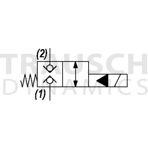 2W2P NORMALLY CLOSED, BIDIRECTIONAL - PILOT OPERAT...