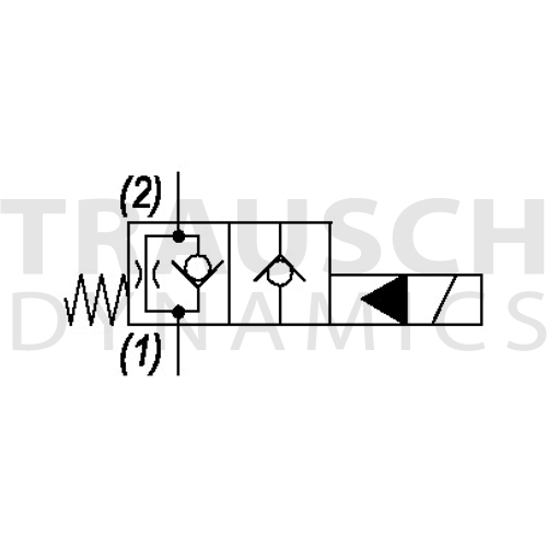 2W2P NORMALLY OPEN - PILOT OPERATED POPPET