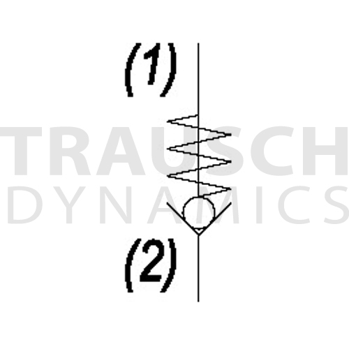 DIRECT ACTING CHECK VALVE - STANDARD - SOFT SEAT