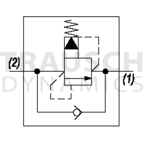 RELIEF - PILOT OPERATED - FREE REVERSE FLOW