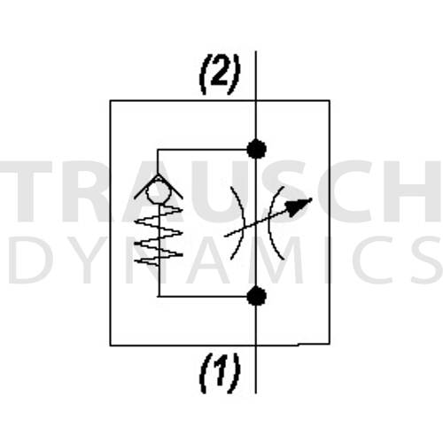 NEEDLE - FLOW RESTRICTORS WITH REVERSE CHECK