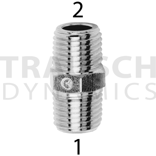 MALE HEX NIPPLE BSP THREADS