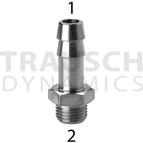 METRIC - BSP MALE HOSE ADAPTER