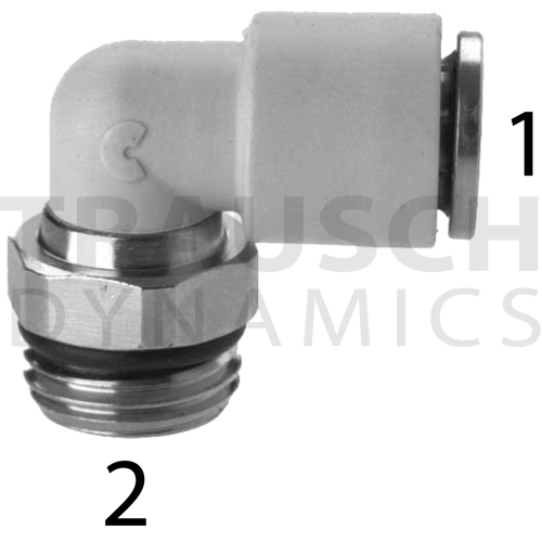 BSP MALE SWIVEL ELBOW METRIC TUBE