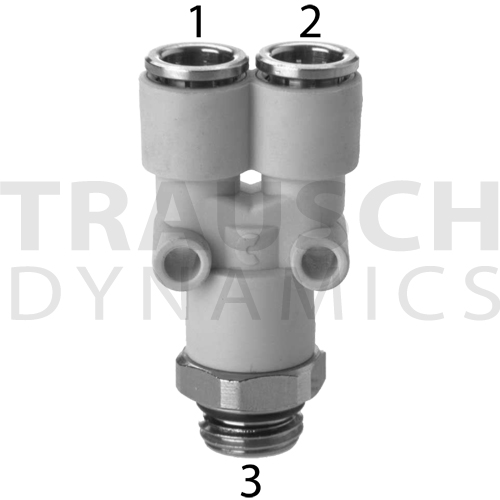 BSP SWIVEL MALE Y METRIC TUBE