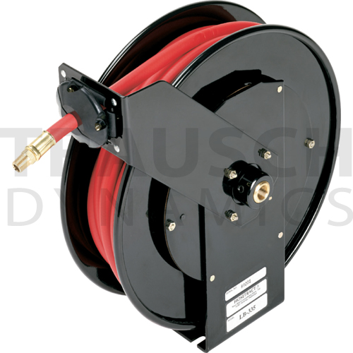 LB-250 HOSETRACT HOSE REEL, B SERIES HOSE REEL, LOW PRESSURE, STANDARD HOSE  FOR AIR, ANTI-FREEZE, MOTOR OIL, ATF & GREASE, WITH 50 FT. OF 1/4 HOSE,  MAXIMUM OPERATING PRESSURE IS 300 PSI