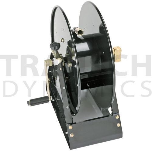 MS 5-5 HOSETRACT HOSE REEL, M SERIES 3/8 & 1/2 HOSE REEL 304 STAINLESS  STEEL, HIGH PRESSURE, MANUAL DRIVEN HOSE REEL, FOR 100 FT. OF 3/8 HOSE OR  75 FT. OF 1/2