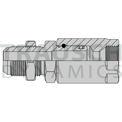 MALE JIC BULKHEAD X FEMALE JIC