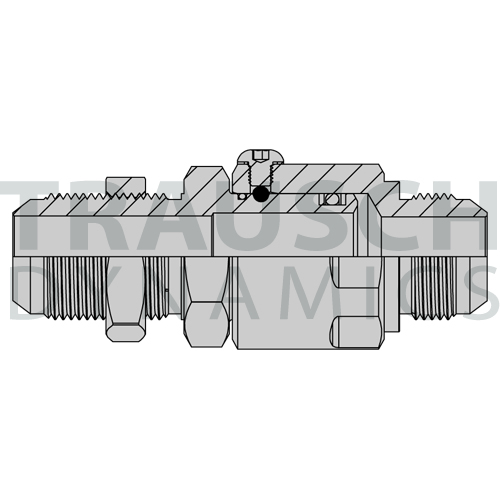 MALE JIC BULKHEAD X MALE JIC