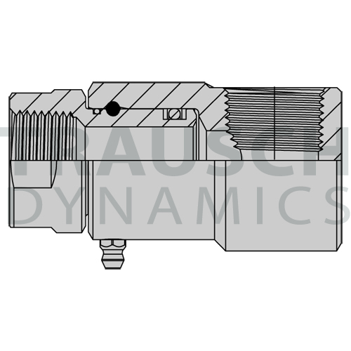 STAINLESS STEEL FEMALE PIPE (NPTF) X FEMALE PIPE (NPTF)