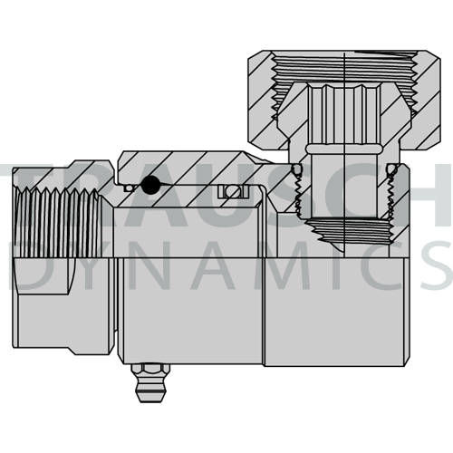 FEMALE PIPE (NPTF) X PIPE SWIVEL (NPSM)