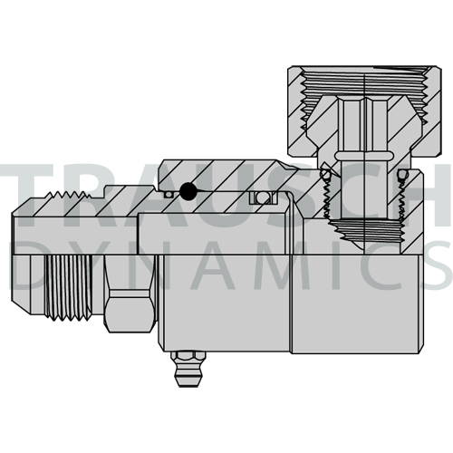 MALE JIC X PIPE SWIVEL (NPSM)