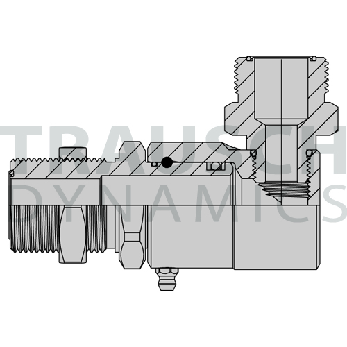 MALE FACE SEAL BULKHEAD X MALE FACE SEAL