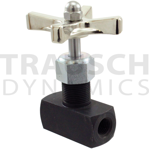 INLINE NEEDLE VALVES STEEL 10,000 PSI - FEMALE X F...