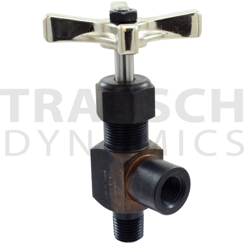 INLINE NEEDLE VALVES STEEL 10,000 PSI - MALE X FEM...