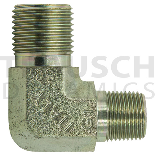 9057 ADAPTERS - MALE BSPP X MALE BSPT 90 DEGREE EL...