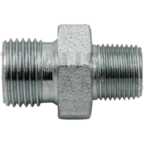 9007 ADAPTERS - MALE BSPP X MALE PIPE NIPPLE