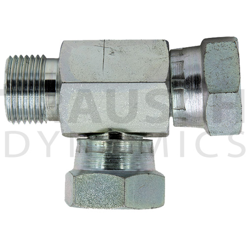 9095 ADAPTERS - MALE BSPP SWIVEL RUN TEE